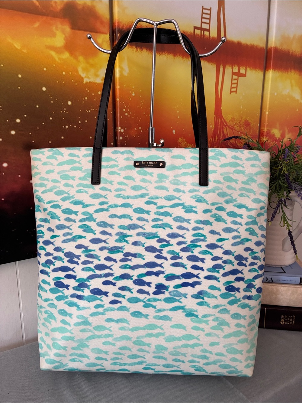 Kate Spade Fish Print Tote